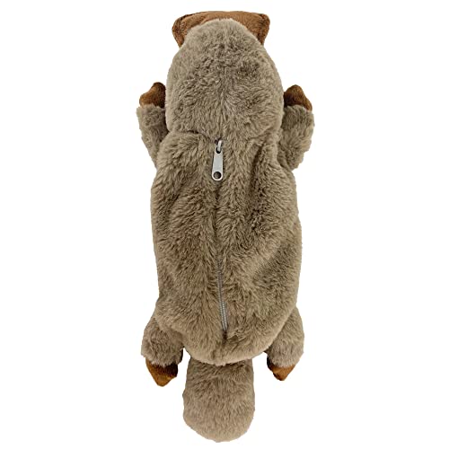 BESTEVER Wild Animal Pencil Case, Plush Pouch, Platypus, 48121