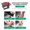 Multifunctional Electric Belt Sander Benchtop Grinding Polishing Machine High Speed Sanding Disc Machine Knife Sharpener