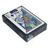Gold Art 6828 Frosted Bridge Size Waterproof Poker Cards, Wear-Resistant PVC.