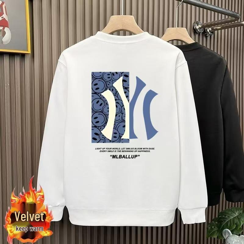 Premium Men's Youth Long-Sleeve T-Shirt, Autumn/Winter Hong Kong Style Business Trend Student Top