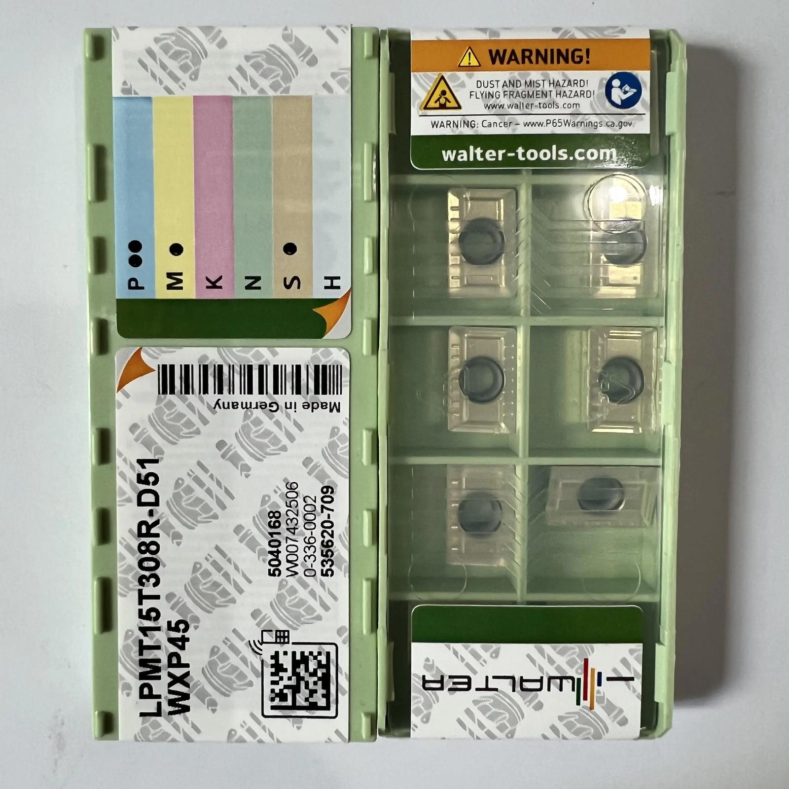 

Original / LPMT15T308R-D51 WXP45 / Industrial indexable Carbide Inserts 10 Pcs