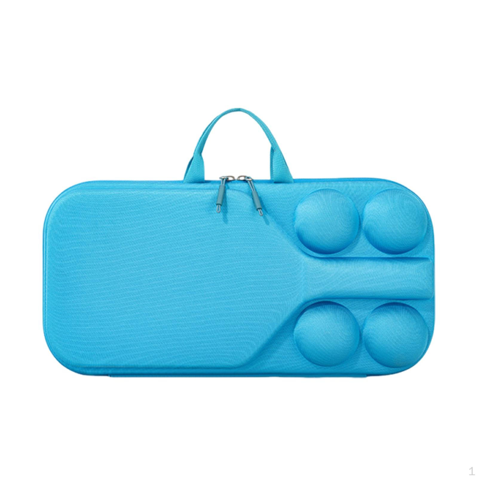 

Bag Storage Case Shockproof Paddle Holder Protective EVA Racket Carrying Suitable for Outdoor светло-синий