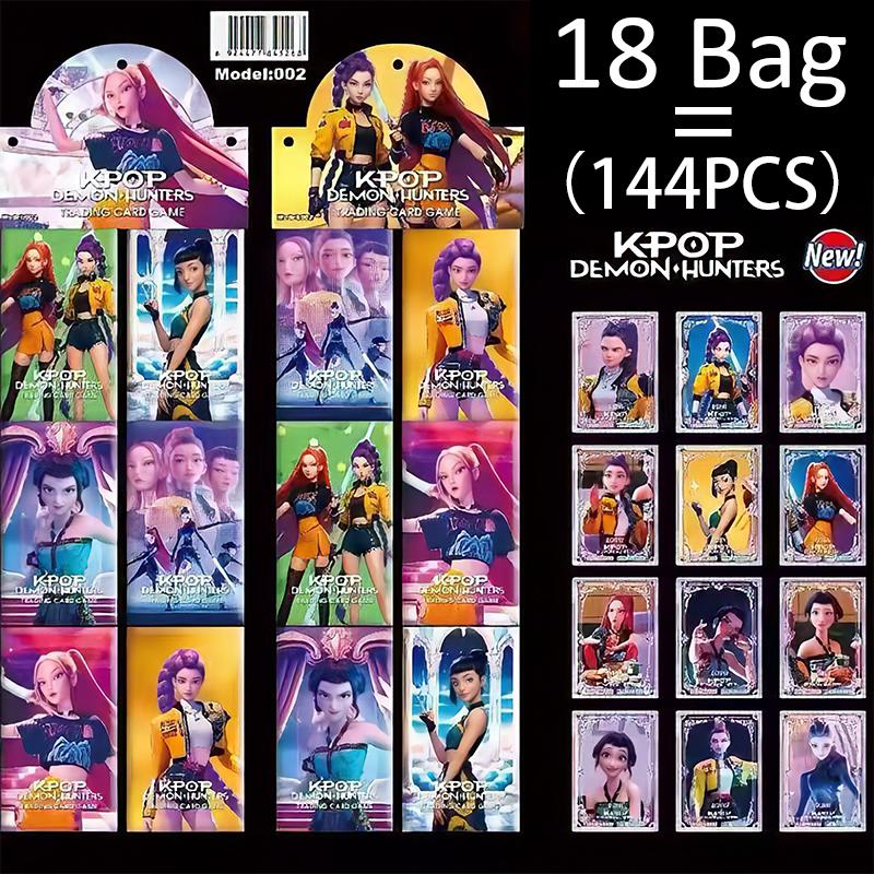 9/12/18/36 Beutel KPop Dämonenjäger Sammelkarte Kampf Karte Platte Aktivität HUNTR/X Anime Rumi Zoey Mira Sammelkarte Spielzeug Geschenk