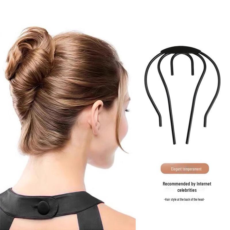 2023 Neuer Stil: Sechsteiliges Vierzahn-Haarnadel-Set für elegante Duttfrisuren