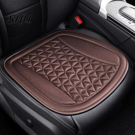Front Seat Cushion Car Breathable Non-slip Square 3D Raised Point Four Seasons Universal Pad Comfortable Sitting Solid Color Auto Interior Mat