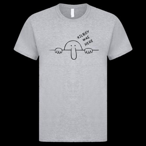 

Kilroy Was Here T Shirt World War II Graffiti Art US Soldiers Army Mr Chad GT389 S