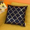 Golden Geometric Cushion Cover Square Pillowcase Comfortable Pillow Cover  Home