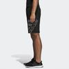 Adidas FW22 Solid Color Logo Print Casual Sports Shorts Men Bottoms Black DU0934