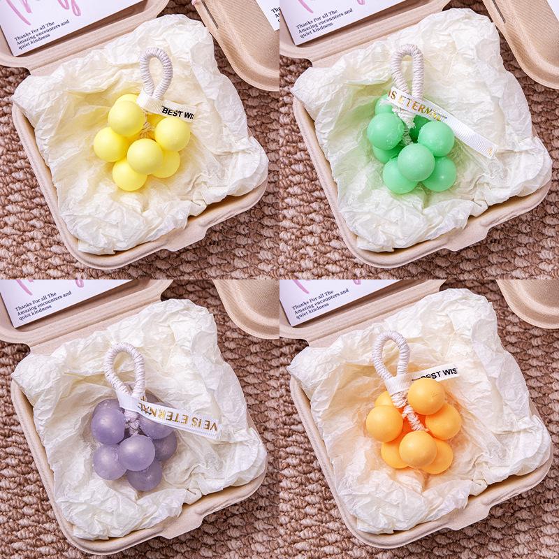 Crystal Grape Scented Hanging Ornament – Handmade Essential Oil Soap, Perfect for Opening Ceremony Souvenirs and Gifts.