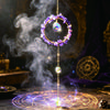 Natürlicher 7-Chakra Lebensbaum Edelstein Heilung Rohe Kristallsteine Wand Fenster Auto Hängendes Ornament für Yoga