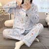 Sember Autumn Pajamas Pure Cotton Long-sleeved Trousers  New Cute Cartoon Women's Pajamas Loungewear Casual Two-piece Set