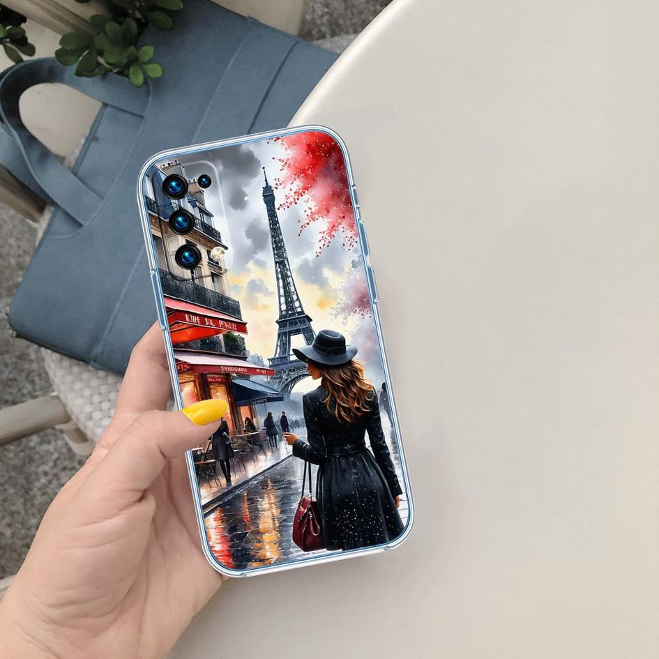 CJ57 France Paris Eiffel tower Case for Motorola E13 E15 E20 E22 E22I E22S E30 E32 E40 E7 E7I G Plus Power Play Stylus G22 G14