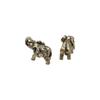Retro Lucky Elephant Statue Mini Copper Animal Sculpture Blessed Elephan Miniatures  Tea Pet
