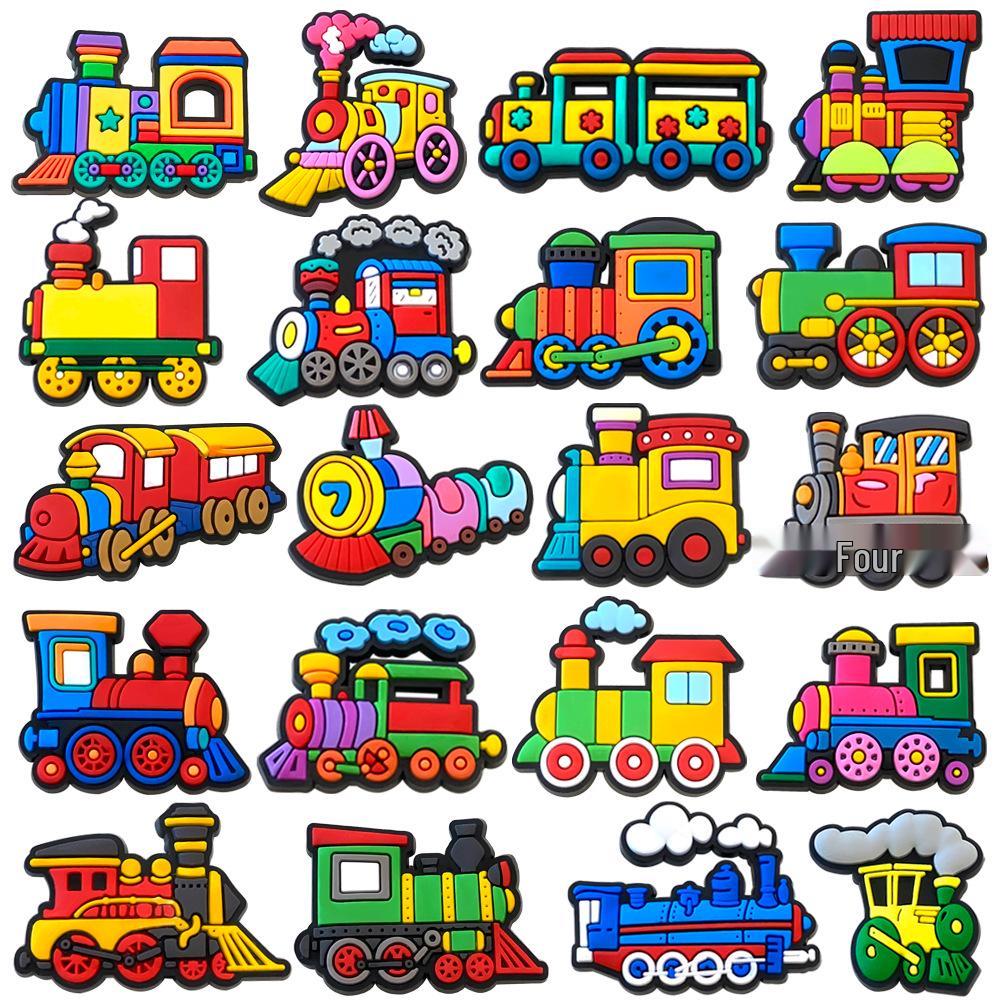 Beliebtes Jibbitz Crocs Blumen-Set: DIY Weiche Gummi Schuhschnallen & PVC Ornamente