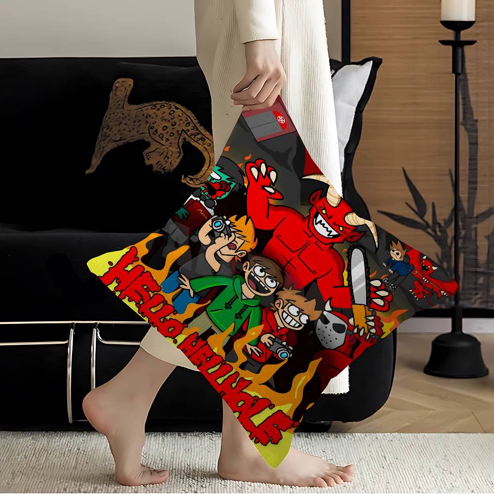 

Animated Eddsworld movie Cushion Cover Car Throw Pillow Case For Sofa Car Christmas Gift xcm xcm 30x30 cm