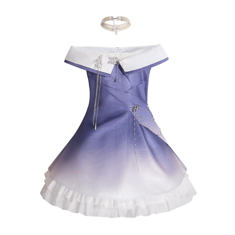 

Anime Love And Deepspace Female Mc Milky Way Dream 520 Cosplay Costume Sparkly Evening Gown Dress Halloween Cosplay For Woman 3XL 65-70kg красный