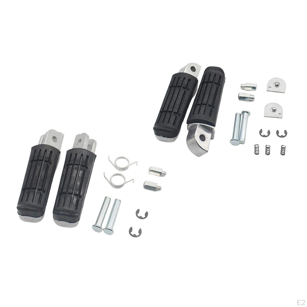 1 Paar Motorcycle Front Rear Foot Pegs Footrest Pedal Fits for YZF1000 R1 FZ6R FZ6 FJR1300