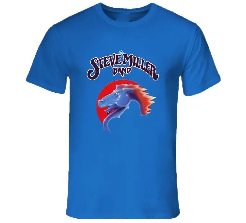 Vtg Steve Miller Band Album Cotton Blue Men Women All Size Shirt XXXL