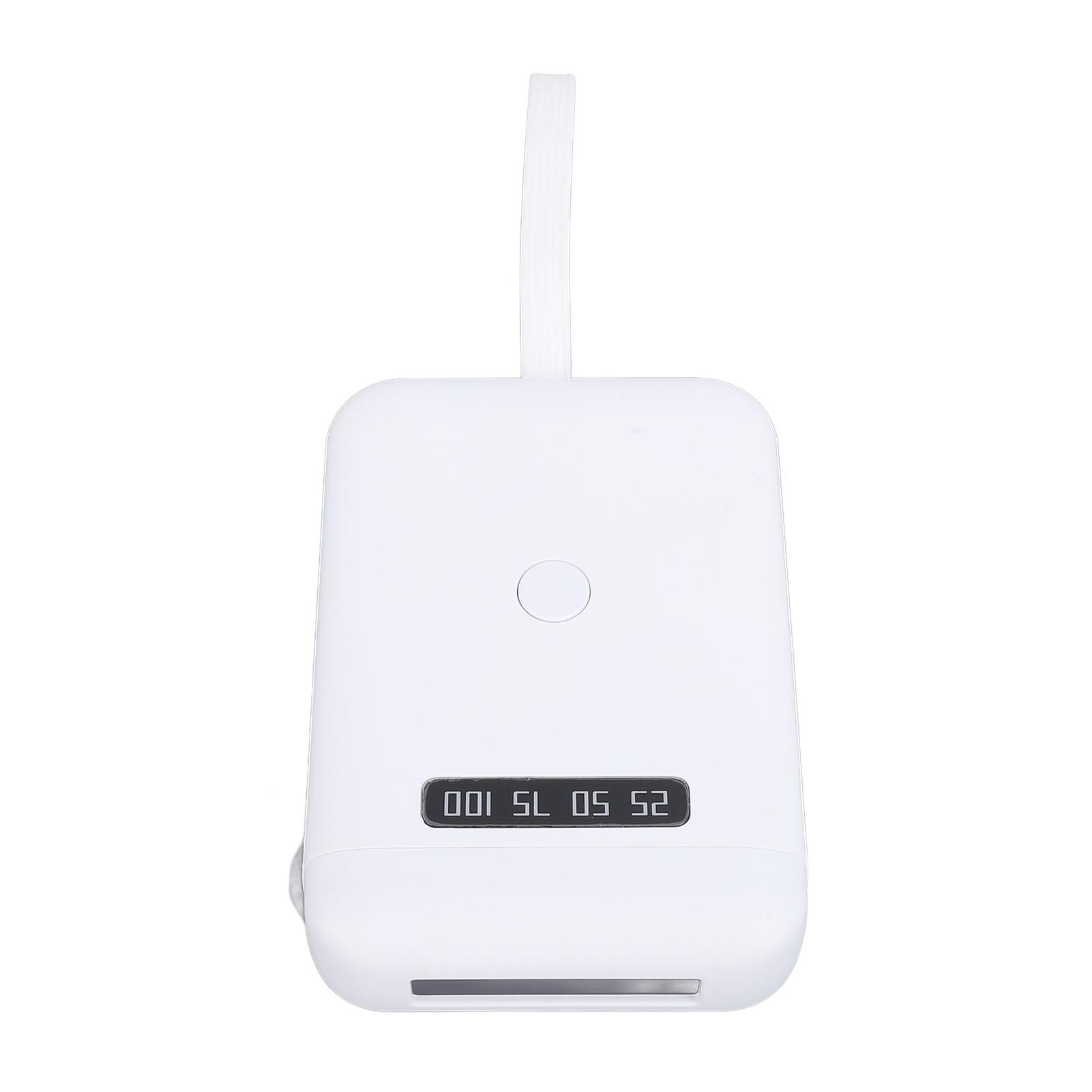 

405 нм светодиодная УФ-лампа для наращивания волос 18 Вт точный дисплей батареи ручная УФ-лампа для отверждения клея для волос белый