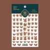 Manicure Accessories Bear Nail Polish Sticker 3D Nails Sticker Self-Adhesive Decal DIY Nail Art