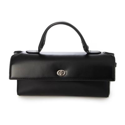 Horizontal Smooth Shoulder Bag 2-way