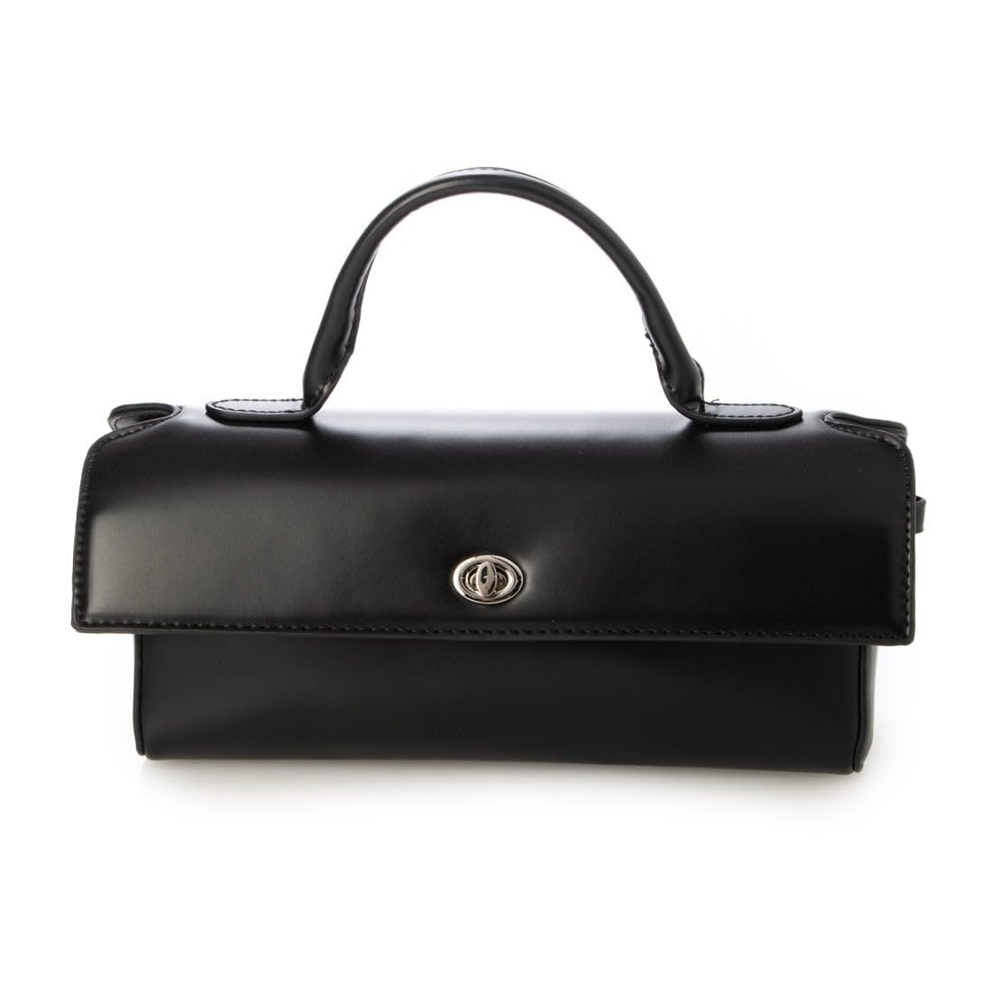 

Horizontal smooth shoulder bag 2-way