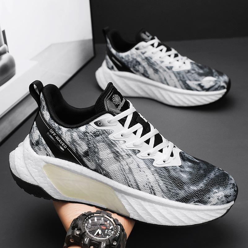 Marathon running shoes soft sole cushioning men's and women's mesh training running shoes rebound Putian sports students sports shoes men's models