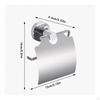 Toilet Roll Holder Easy to Install WallAttached Paper Tissue Rack