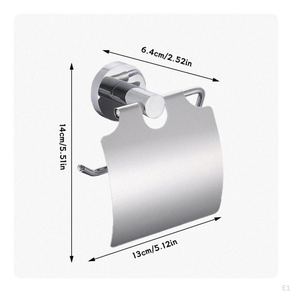 Toilet Roll Holder Easy to Install WallAttached Paper Tissue Rack