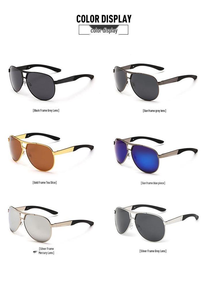 High-Performance Men's Polarized Sunglasses - Stylish UV Protection for Driving