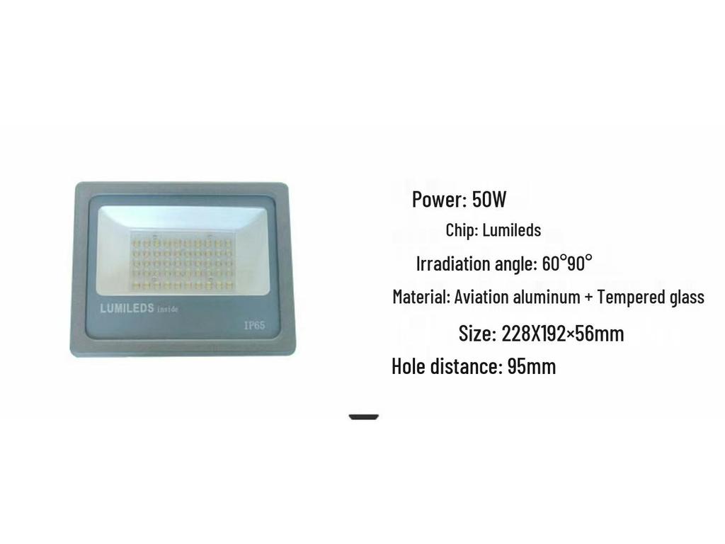 500W Outdoor Waterproof LED Floodlight for High Poles: Ideal for Tunnels, Advertising, and High-Power Projection Lighting