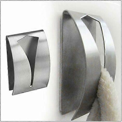 3 Pcs Towel Holder Strong Self Adhesive Stainless Steel Bathroom Sticker nger