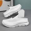 Fashion Big Size 47 48 49 Summer Men Women Half Shoes Slippers Slip On Casual Shoes Mesh Breathable Soft Comfortable Zapatillas Hombre