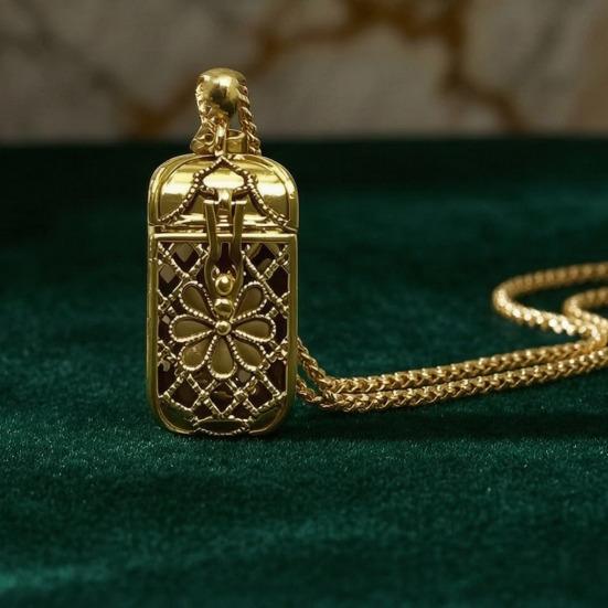 Mini Tarotkarten Anhänger Halskette, Bunter Antikmessing Käfig Anhänger mit 22 Großen Arkana, Spiritueller Schmuck für Frauen, für Tarot-Liebhaber Anfänger