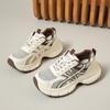 Dad Shoes Girl 2025 Summer New Korean Edition Thick-soled Mesh Breathable Lightweight Running Casual Sneakers ins