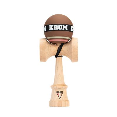 Kendama KROM STROGO NEA Chrom Strogo Neapolitanisch (Schokolade)