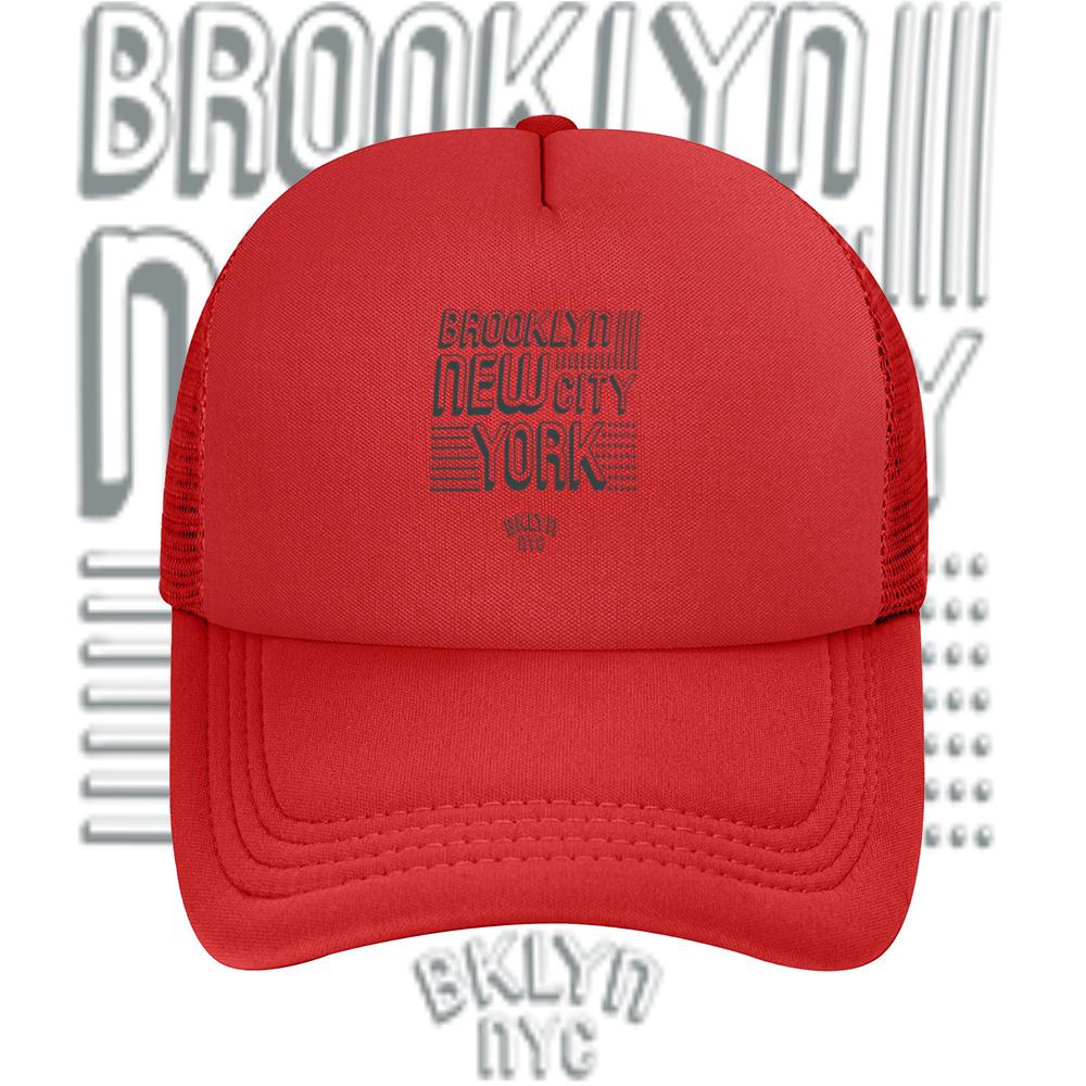 Brooklyn New York City typography design Baseball Cap Anime Graphic Hats Adult Unisex Women Sports Outdoor