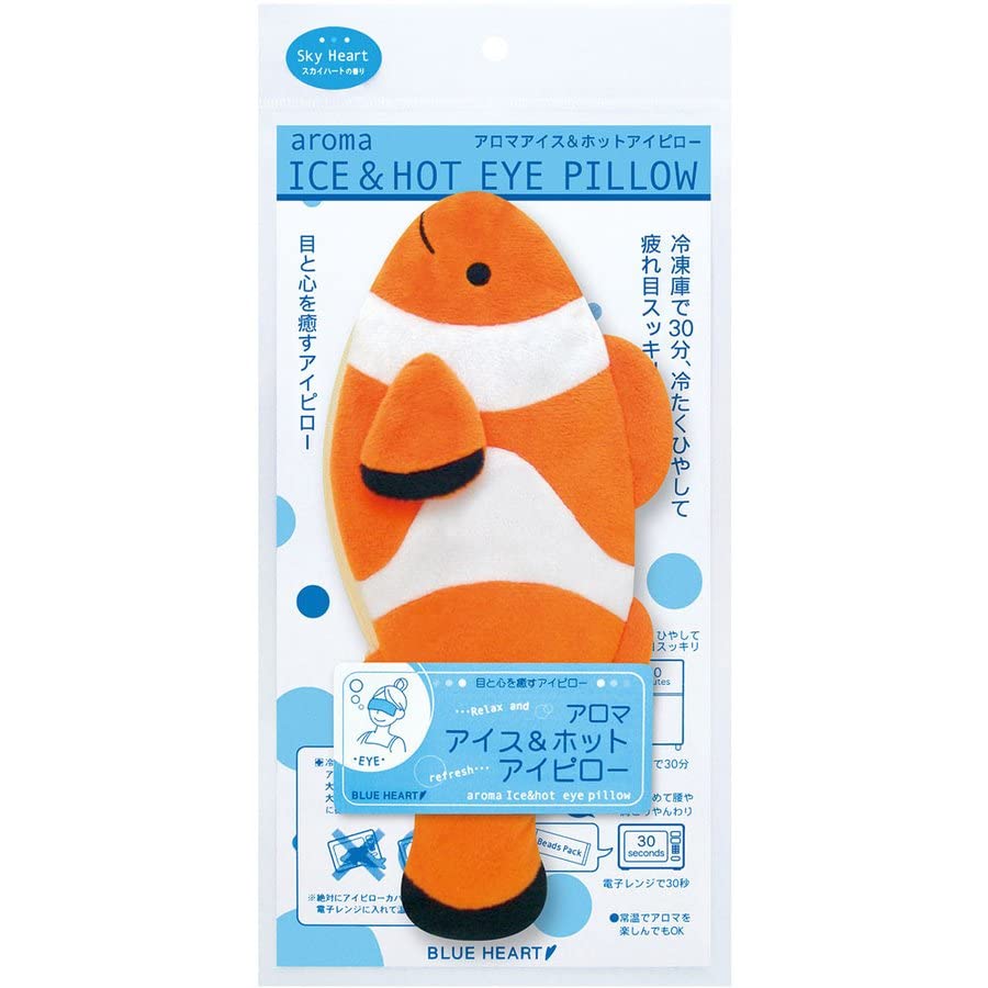 

Aroma Ice Hot Eye Pillow Sky Heart & (Clownfish)