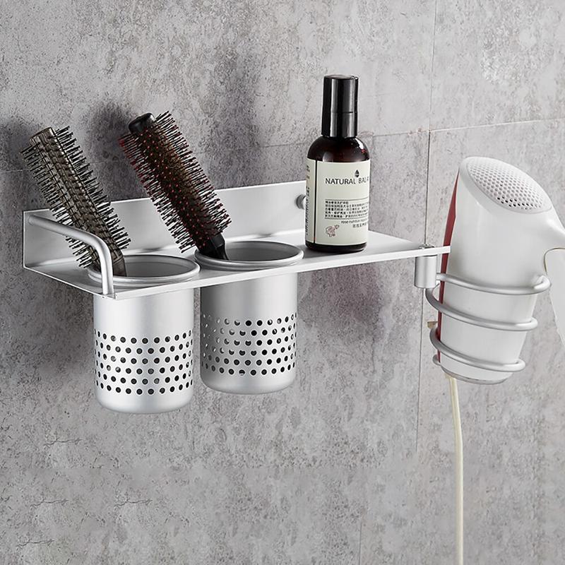 Aluminum Hair Dryer Holder, Hair Dryer Stand, Non-Perfect Shelves, Sanitary Products, Sanitary Products