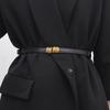 Womens Fashion Belt Stretch AdjustableSkinny Waist Ladies Dress Waistband Metal Buckle