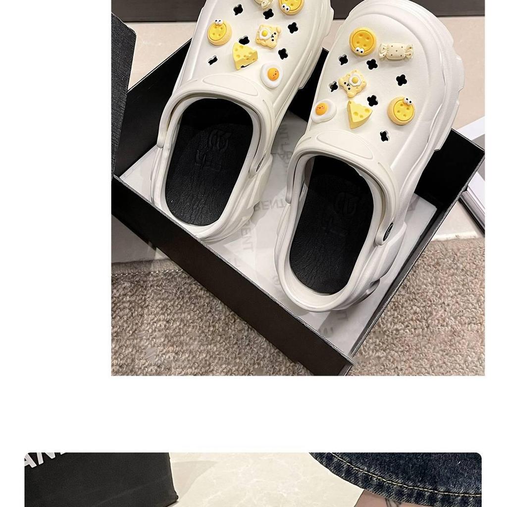 Sandales EVA à Talons Hauts pour Femmes - Semelle Épaisse 8CM Chaussures de Plage d'Été