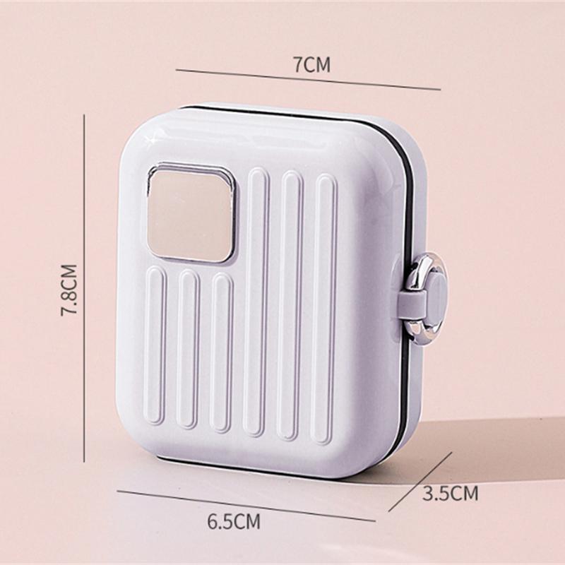 Large Pill Organizer Portable Moisture Proof Travel Pill Box Portable Daily Pill Case for Vitamins & Medication фиолетовый