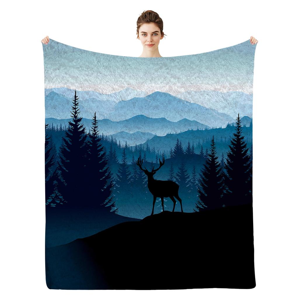 Hot Air Balloon Blanket Flannel Blanket Nap Blanket Blanket