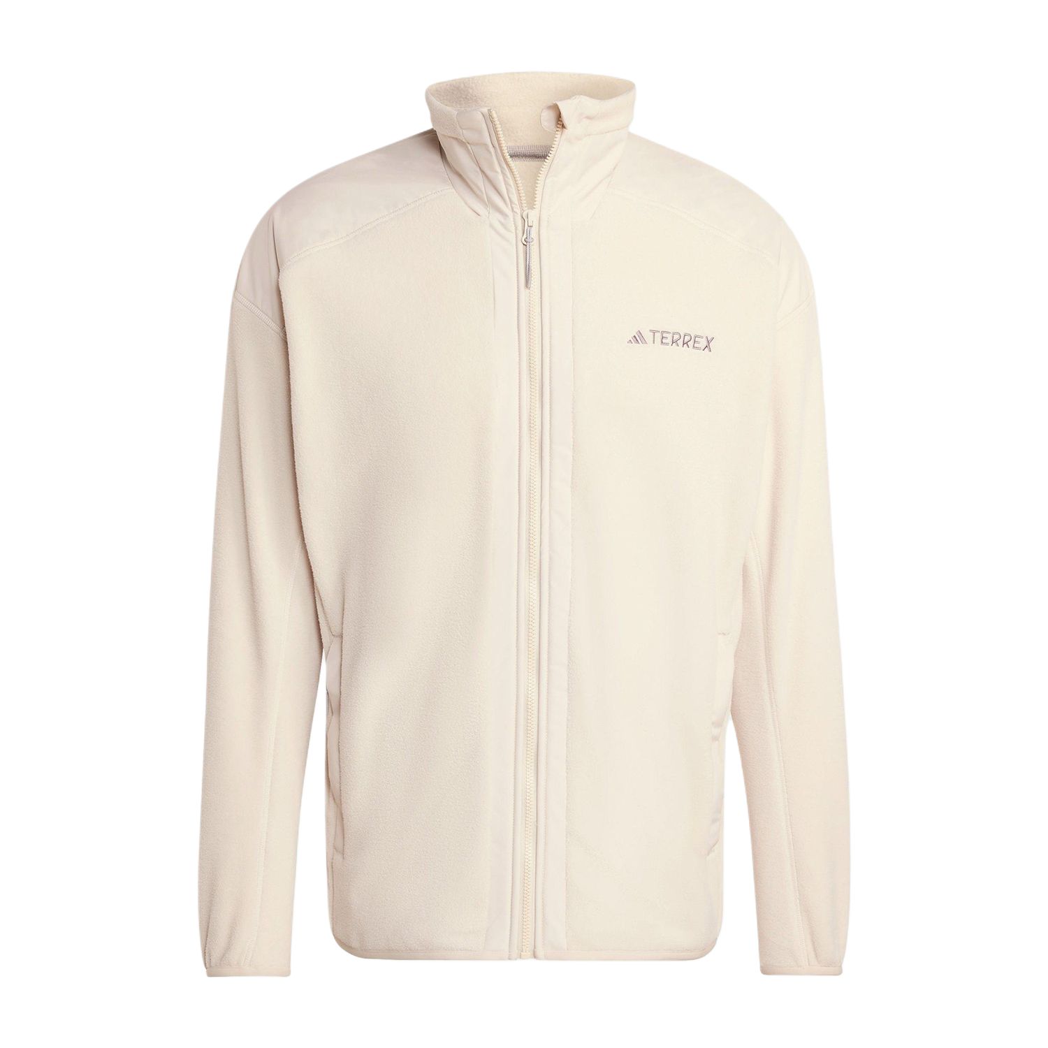 

Adidas Terrex Multi Fleece Куртка для активного отдыха свободного кроя со стойкой воротником, спущенным плечом и длинным рукавом для мужчин JV6236 S