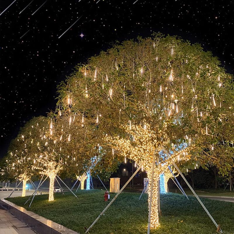 Waterproof Meteor Shower LED Decorative String Lights