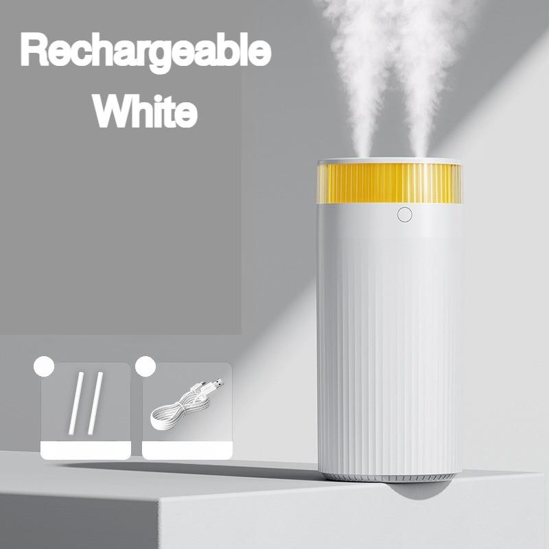 Home Dual Port Spray Humidifier Efficient Purification USB Night Light Air Humidifier Desktop Humidifier Automatic Power-off