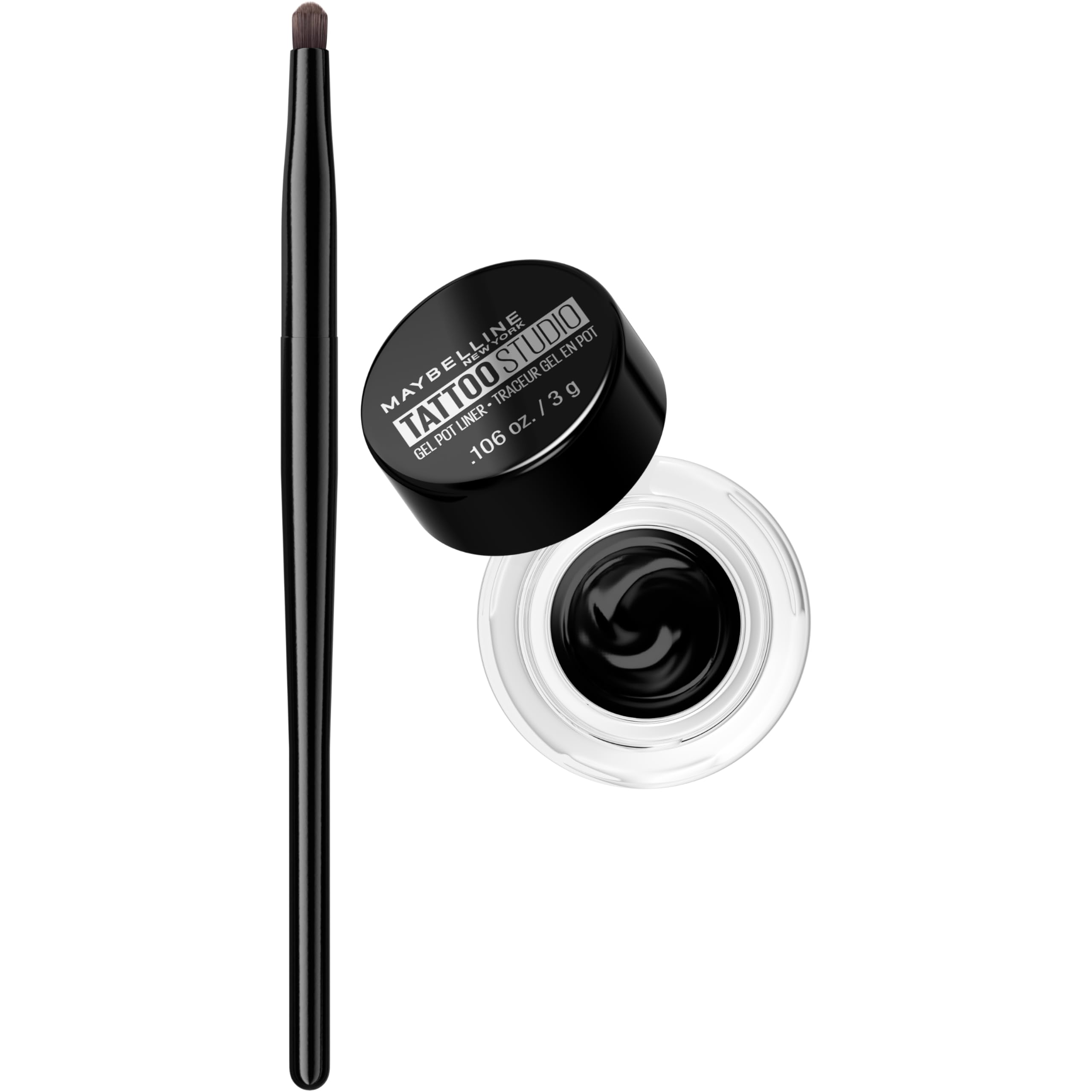 

MAYBELLINE Eye Studio Lasting Drama Gel Eyeliner - Blackest Black 950 (Параллельный импорт)