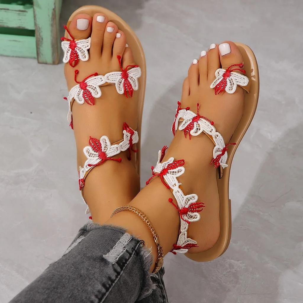 Fashion 2024 Summer New Fashion Sandals Set Toe European and American Style Women Sandals Light Holiday Outdoor Beach Plus Size Shoes