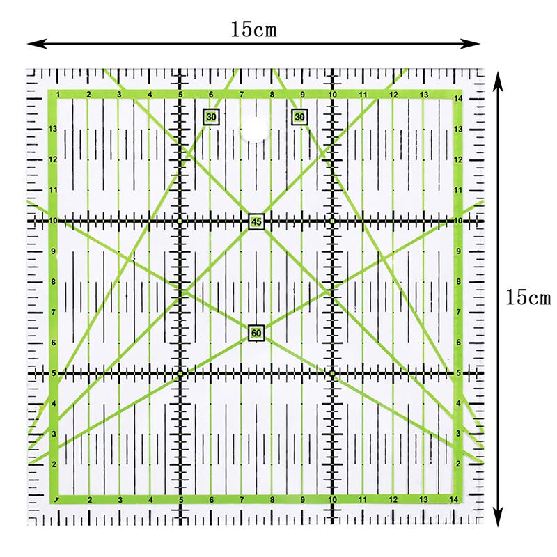 15*15 Cm Quilting Sewing Patchwork Ruler Home Art Cutting Tool Tailor Craft Diy