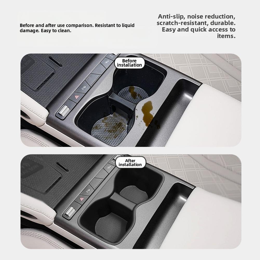 Multi-functional Armrest Box with Drink Holder for BYD ATTO 2 2025-2026 Includes Card Storage and Coin Pouch in Compact Design